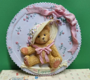 Cherished Teddies LOVE Wall Hanging Plaque - Picture 1 of 2