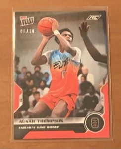 2021 TOPPS NOW OVERTIME ELITE #10 AUSAR THOMPSON NUMBERED 6/10 RED PARALLEL - Picture 1 of 2