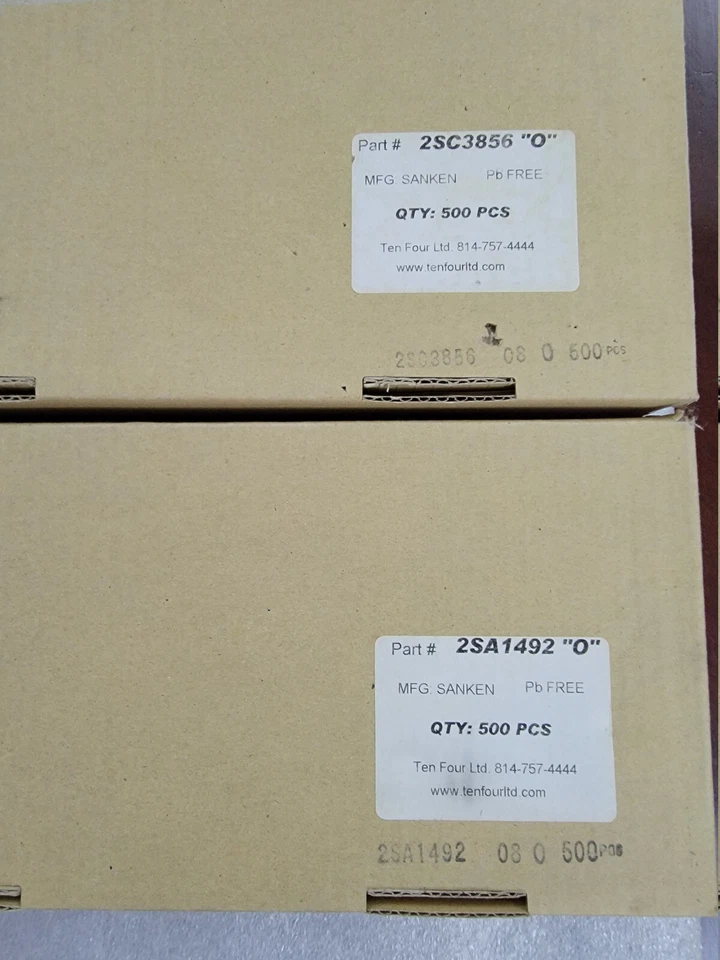 400 Pares de TRANSISTORES DE SALIDA SANKEN ORIGINALES NUEVOS ORIGINALES GENUINOS 2SC3856-O 2SA1492-O Foto 1 de 4