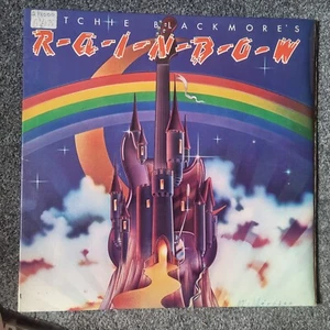 Rainbow Ritchie Blackmore’s Rainbow 1975 Oyster First UK Pressing EX/VG+ - Picture 1 of 6