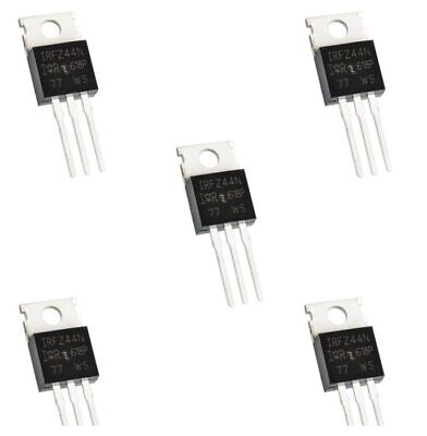 5 X IRFZ44N IRFZ44 TO-220 Power HEXFET Power MOSFET N-Channel 49A 55v • 3.89£