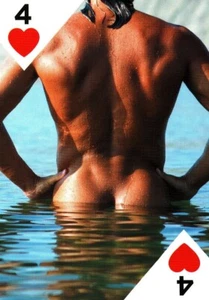 Carta da gioco/commerciale maschile interesse gay sexy pezzo erotico - Foto 1 di 2