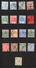 British Honduras, a selection of used stamps,  G/FU,  1891 - 1933.