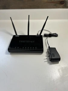 TRENDnet TEW-691 GR StreamBoost Gigabit Ethernet Wireless Router - Black - Picture 1 of 2