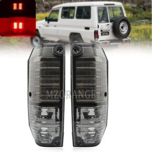 Smoked Tail Lamp Rear Light LED 2pc For Toyota Land Cruiser LC70 75 78 1984-2007 - Picture 1 of 9