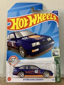 Coche diecast Hot Wheels 87' Ford Sierra Cosworth Retro Racers escala 1/10 1:64 - Imagen 1 de 5