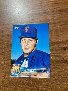 2018 Topps Legend Variation SP Legend Variation Tom Seaver #600 Salón de la fama - Imagen 1 de 1