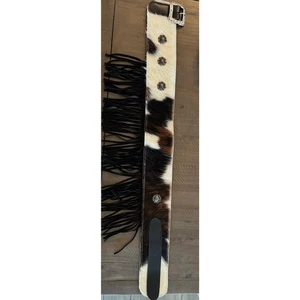 ZAPATO DE CABALLO PIEL/CUERO FLECOS CINTURÓN ANCHO TALLA L/XL - Imagen 1 de 6