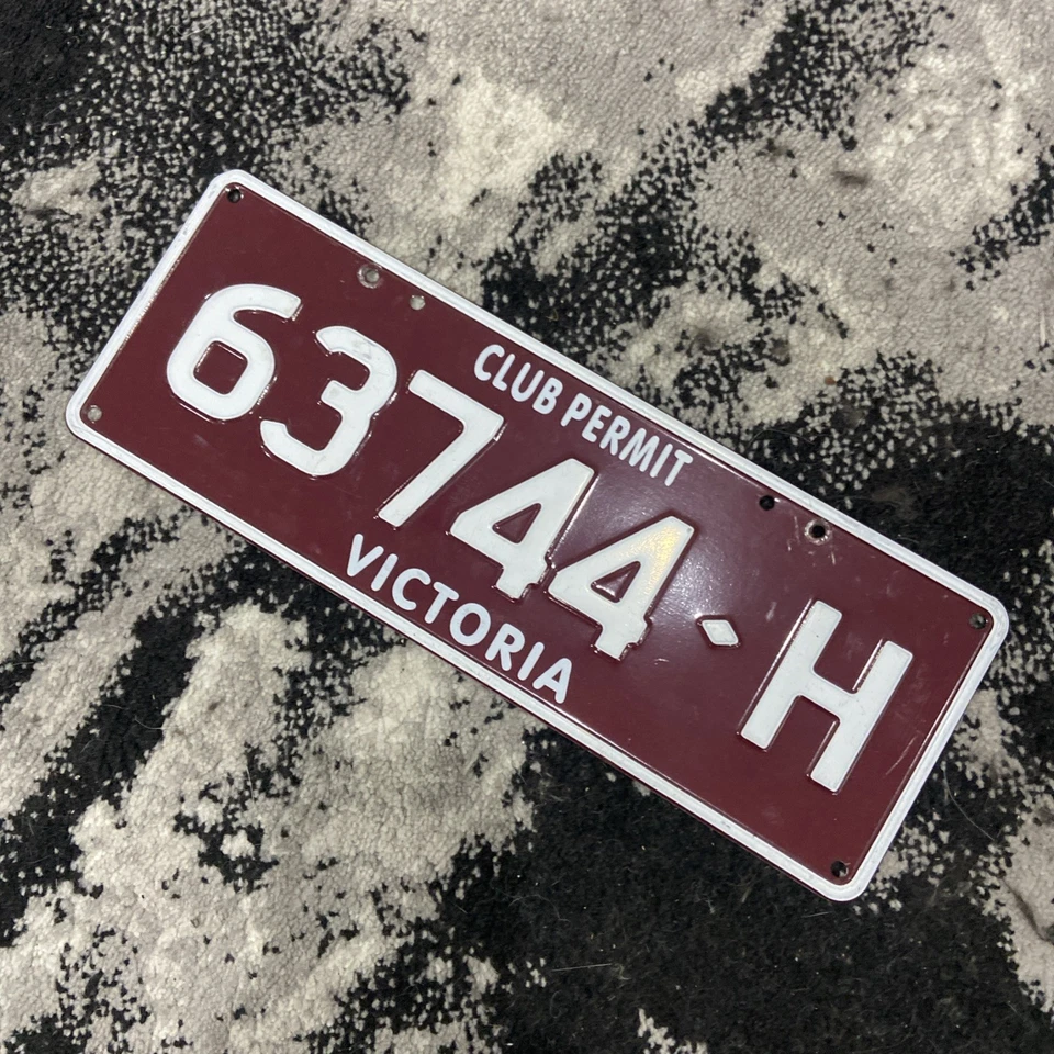 Victoria License  Number Plate VIC Club Permit Plate Display - image 1 of 1
