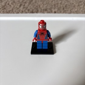 LEGO Spider-Man Minifigure Spd001 blue arm Silver Webbing 4851 4852
