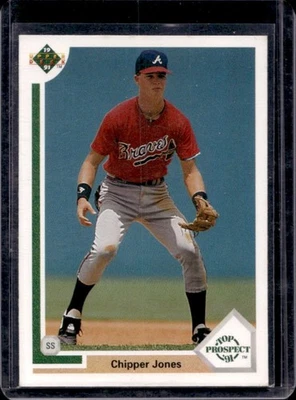 Upper Deck Chipper Jones Rookie RC #55 Braves 1991 Foto 1 de 2