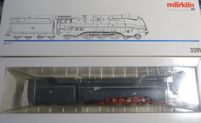 Märklin H0 3391 BR 03 1056 Stromlinienlok mit Reichsadler unbespielt in OVP - Bild 1 von 4