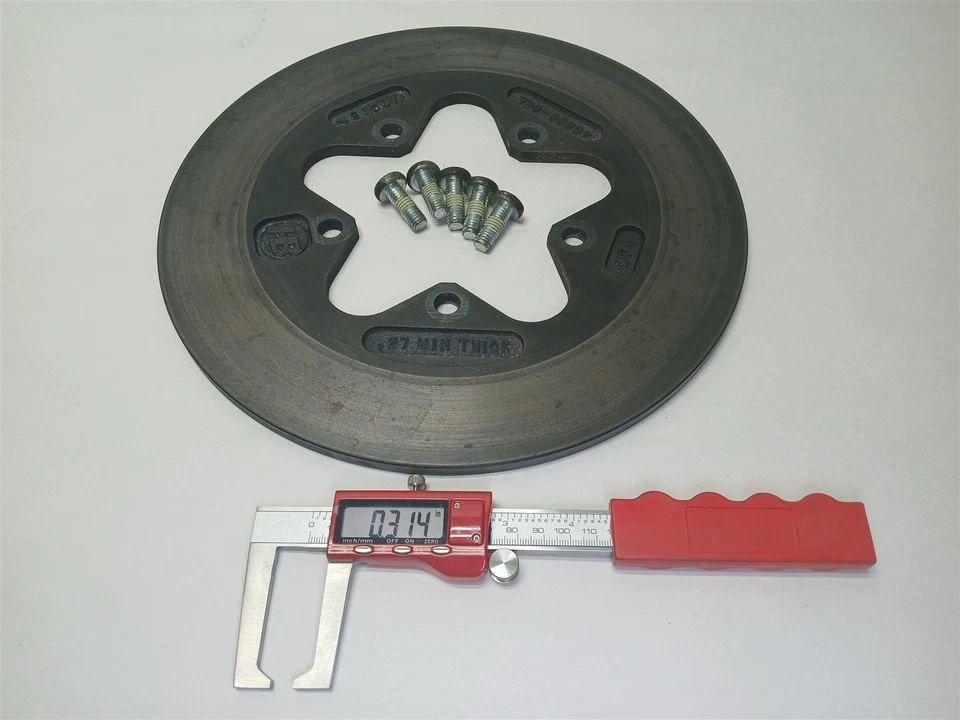 Rotor de freno trasero Harley-Davidson Ultra Classic 1998 40939-86A 11 k millas Foto 1 de 4