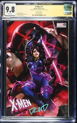 CGC 9.8 ~ X-Men #1  Psylocke  SIGNED by DERRICK Chew Fan Expo Exclusive JSA - Image 1 of 4