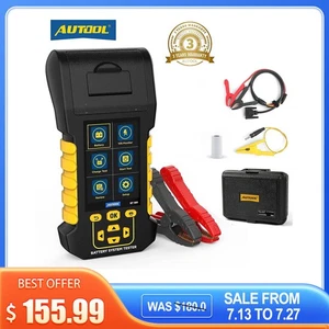 Probador de batería de automóvil Analizador Probador de carga de batería Diagnóstico de carga de arranque - Imagen 1 de 14
