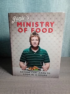 Jamie's Ministry Of Food - Anyone Can Learn To Cook In 24 Hours- HB Book - Picture 1 of 6