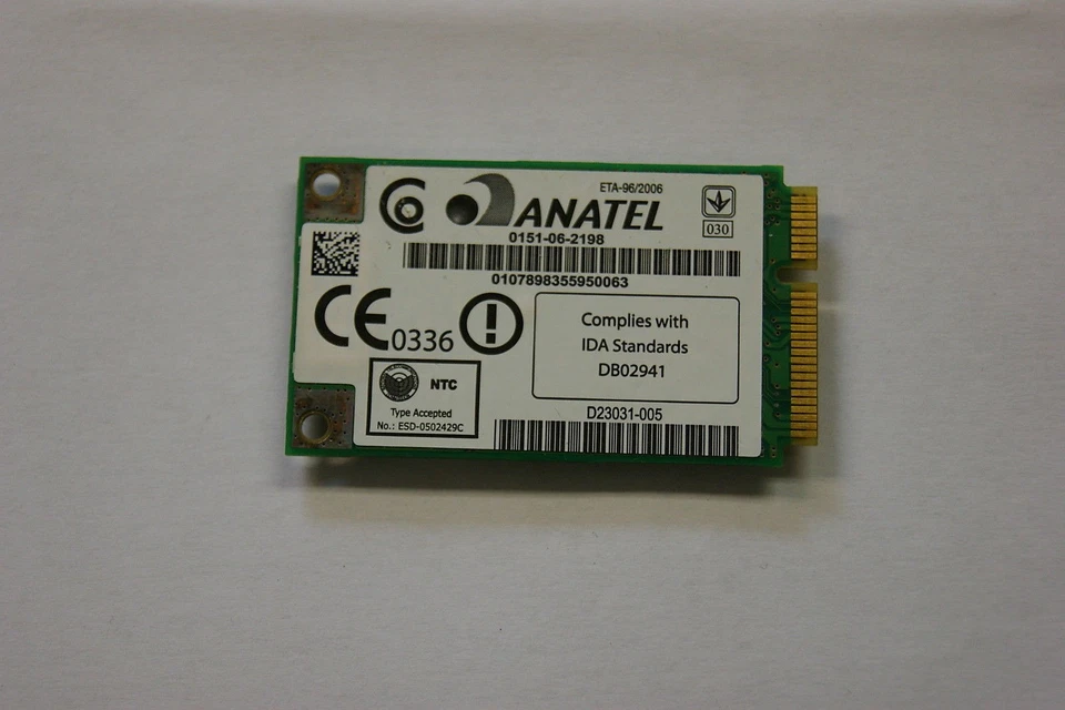 HP Pavilion WLAN Karte WiFi Modul fullsized mPCIe WM3945ABG D26839-009 #2110.081 - Bild 1 von 1