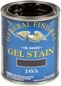 General Finishes Oil Base Gel Stain, 1 Pint, Java - Picture 1 of 5