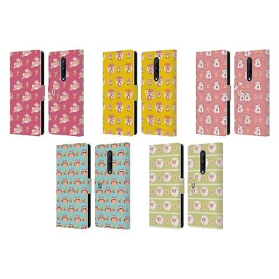 HEAD CASE CUTE ANIMAL LEATHER BOOK CASE & WALLPAPER FOR BLACKBERRY ONEPLUS - Image 1 of 4