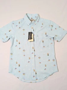 CAMISA NUEVA RSVLTS DISNEY PIXAR "UP" SEERSUCKER XS Azul - Imagen 1 de 4