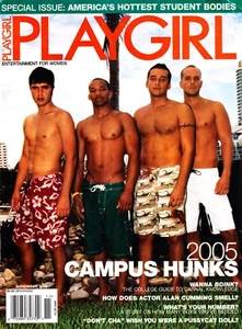 PLAYGIRL 11-05 CAMPUS HUNKS JAMES BUSELLI JULIAN FANTECHI A CUMMING NOVEMBR 2005 - Imagen 1 de 2