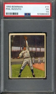 Bowman #11 Phil Rizzuto 1950 PSA 1,5 FR *New York Yankees* - Imagen 1 de 2
