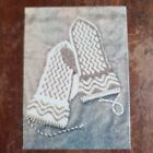 A. G. Weavers, Spinners & Dyers Postcard: Mittens In Twined Knitting.