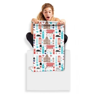"London Pattern DTF foglio banda trasferimenti DTF pronti per la stampa 22"" X 30" - Foto 1 di 2