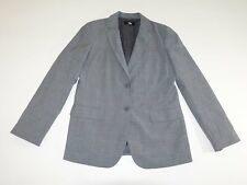 Talbots Women's 2 Button Blazer Jacket Size 8 Gray Wool Suit Coat Lined