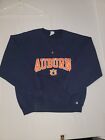 Vintage Russell Athletic Blue Auburn Tigers Crewneck Sweater Men's Size XXL 2XL