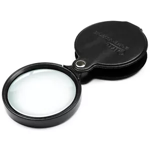 10X Small Pocket Magnifier Glass Mini Folding Magnifying Lenses with Rotating... - Picture 1 of 6