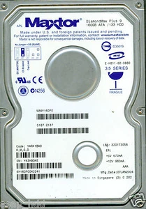 MDL: 6Y160P0 Code: YAR41BW0 KMGD Maxtor 3.5 IDE 160GB - Picture 1 of 1
