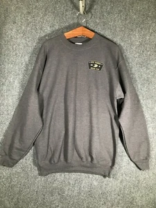 Port & Company Sweatshirt Large Mens Gray L Shirt Warm Outdoor Soft Winter Nice - Picture 1 of 9