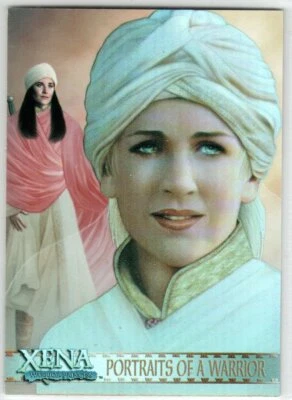 XENA 2004 ART & IMAGES PORTRAITS OF A WARRIOR PP7 INSERT TRADING CARD GABRIELLE - Image 1 of 2