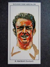 The Sun Soccercards 1978-79 - Dave Mackay - Scotland #289