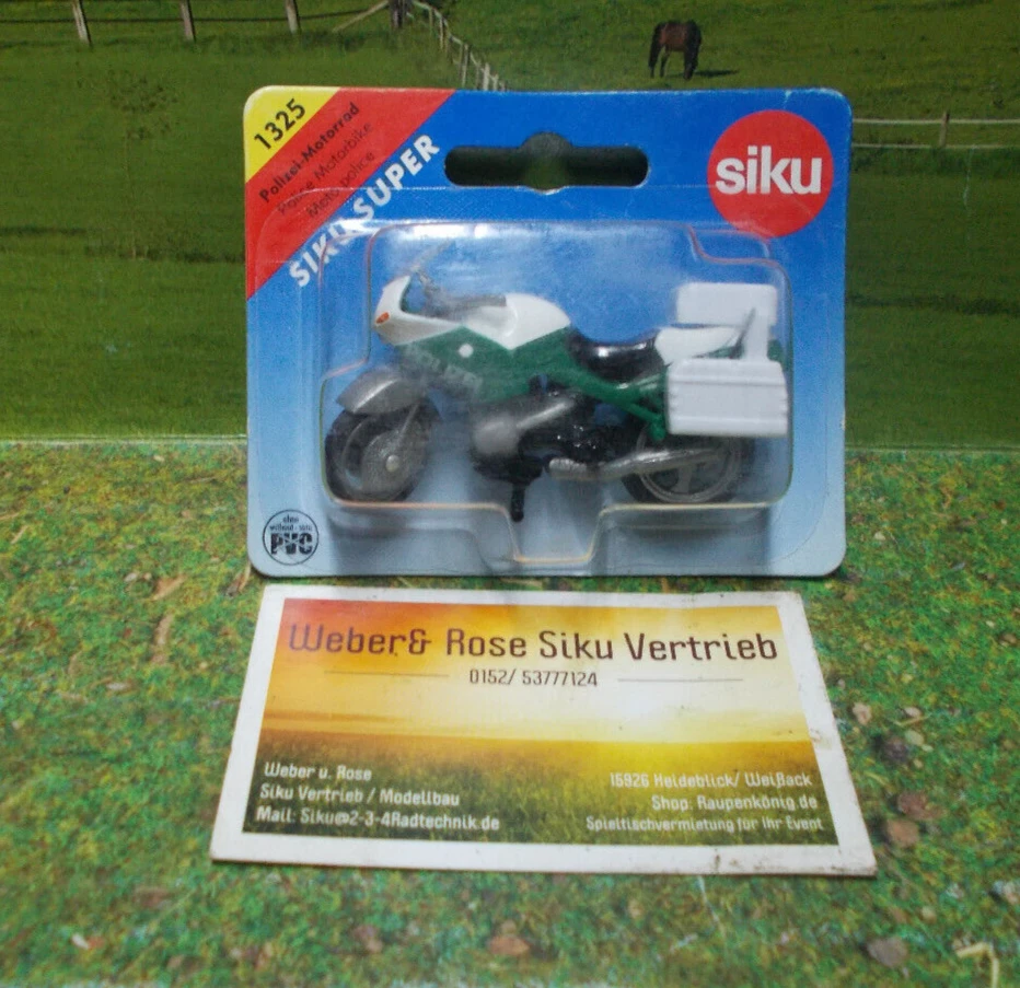 Siku Nr.:1325-BMW Motorrad Polizei der alten Blister Serie,neuwertig,OVP - Bild 1 von 1