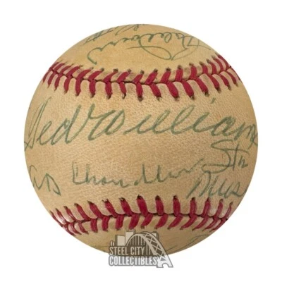 MLB Hall of Famers Autographed Official AL Baseball - JSA LOA (19 HOFers) - Image 1 of 4