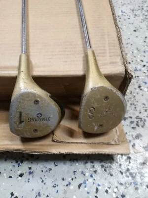 Vintage Spalding Tee Flite Woods Golf clubs - Image 1 of 4