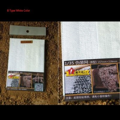 1/35 Nylon Camouflage Net B Snowfield RC Russian T90 Military Tank German Model - Image 1 of 3