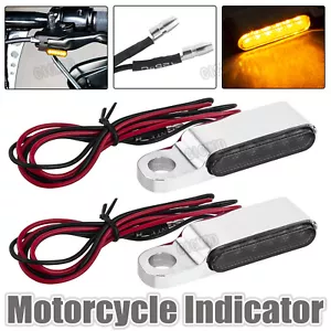 Lámpara Indicadora Manillar Mini LED Luz Intermitente Luz Giratoria Para Harley Chopper - Imagen 1 de 14