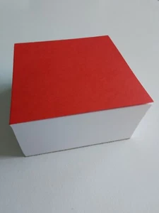 15 Bloques Jotters Memo Bloc de Nota Recordatorio Cubo 450 HOJAS BLANCAS CADA 9X9 cm Pegado - Imagen 1 de 3