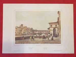 PH. BENOIST / LEMERCIER - FLORENCE FINE ART COLOR PRINT REPLICA of LITOGRAPHY 2 - Imagen 1 de 1