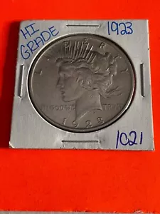 Moneda de dólar de plata de la paz de 1923 (1021) - Imagen 1 de 2