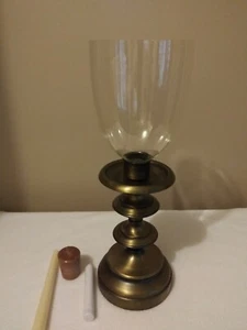 metal and glass lantern candle holder - Picture 1 of 4