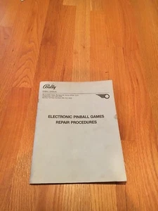 Elektronische Flipper Spiele Reparatur Verfahren Handbuch, Bally - Bild 1 von 2