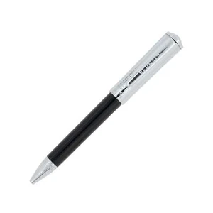 Versace VS7010017 Calipso Black Silver Ball Point Blue Ink Pen - Picture 1 of 2