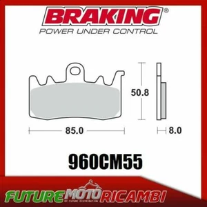 PASTIGLIE SINTERIZZATE BRAKING ANTERIORE SINTERIZZATE MV AGUSTA RIVALE 2013 - Imagen 1 de 1