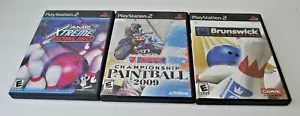 Lote de 3 juegos de PS2: bolos-paintball (Playstation 2) con estuche y manual - Imagen 1 de 4