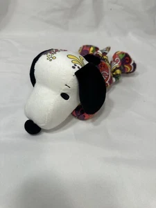 stuffed plush HALLMARK snoopy colorful pattern printed - Picture 1 of 4