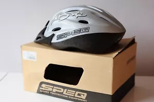 NEW Speq Sirion Tatoo silver matt helmet, T-280. Unisize: 54-60cm. Top quality. - Picture 1 of 3